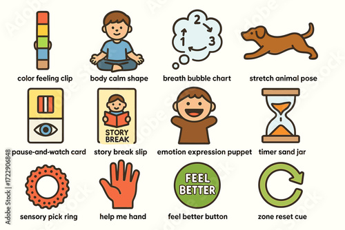 Educational tools for emotional and sensory development in children