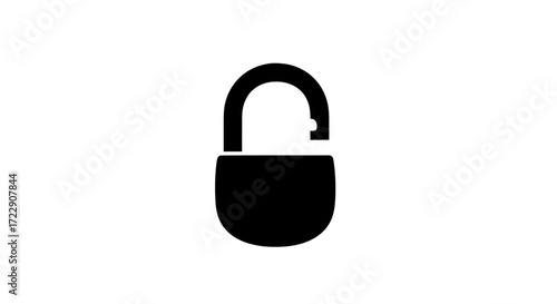Stylized unlocked padlock icon representing security vulnerability and access liberation