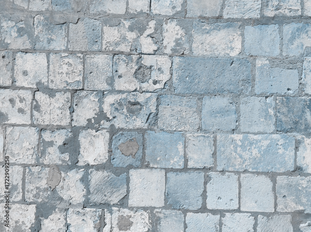 Fototapeta premium Blue Haze Trend. Blue Haze Color. Blue Haze. Blue Haze Texture. Art Design. Stone Texture. Texture of Natural Stone Tinted in Blue