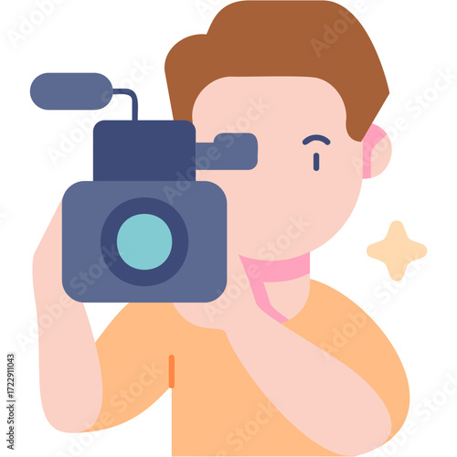 Videographer Illustration