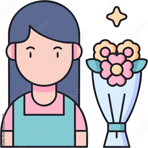 Florist Sticker