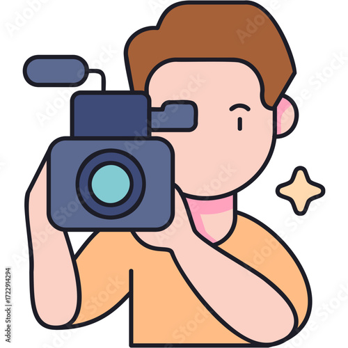 Videographer Sticker
