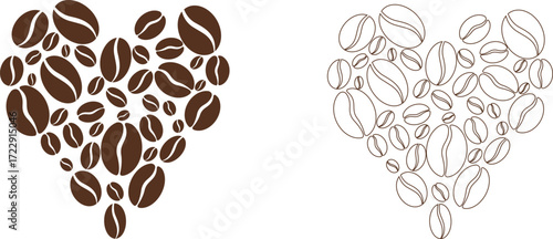 Coffee cup icon set. Cups of coffee tea collection. Hot drink icon. Disposable cup. Cup coffe with steam. Flat style. Vector Illustration. national coffee day.Coffee bean set.Coffee machine icon.Drink