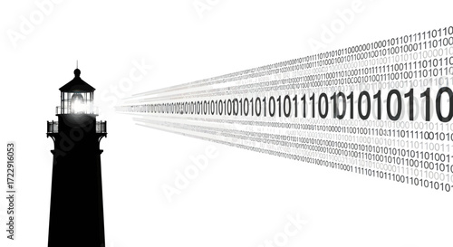 Beacon of Information: Guiding with the Light of Binary Code in Data Era