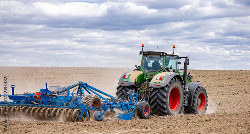 Trailer Hitch for tractors and combines. Trailers for agricultural machinery. Disc harrow Cultivator for agricultural machinery for tractors