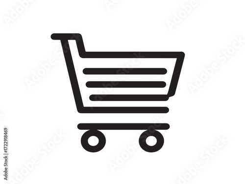 Modern Minimal ECommerce Icon in Attractive Thin Line Professional Vector Artwork