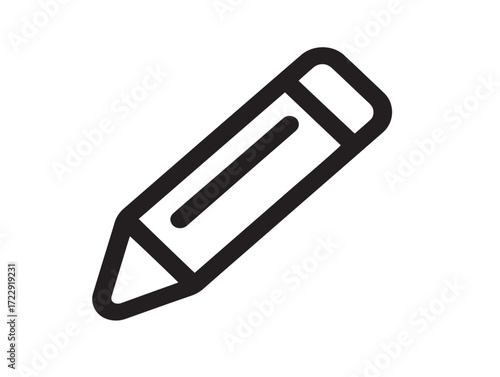 Professional Editorial Design Icon in Simple Minimal Vector Artwork Illustration