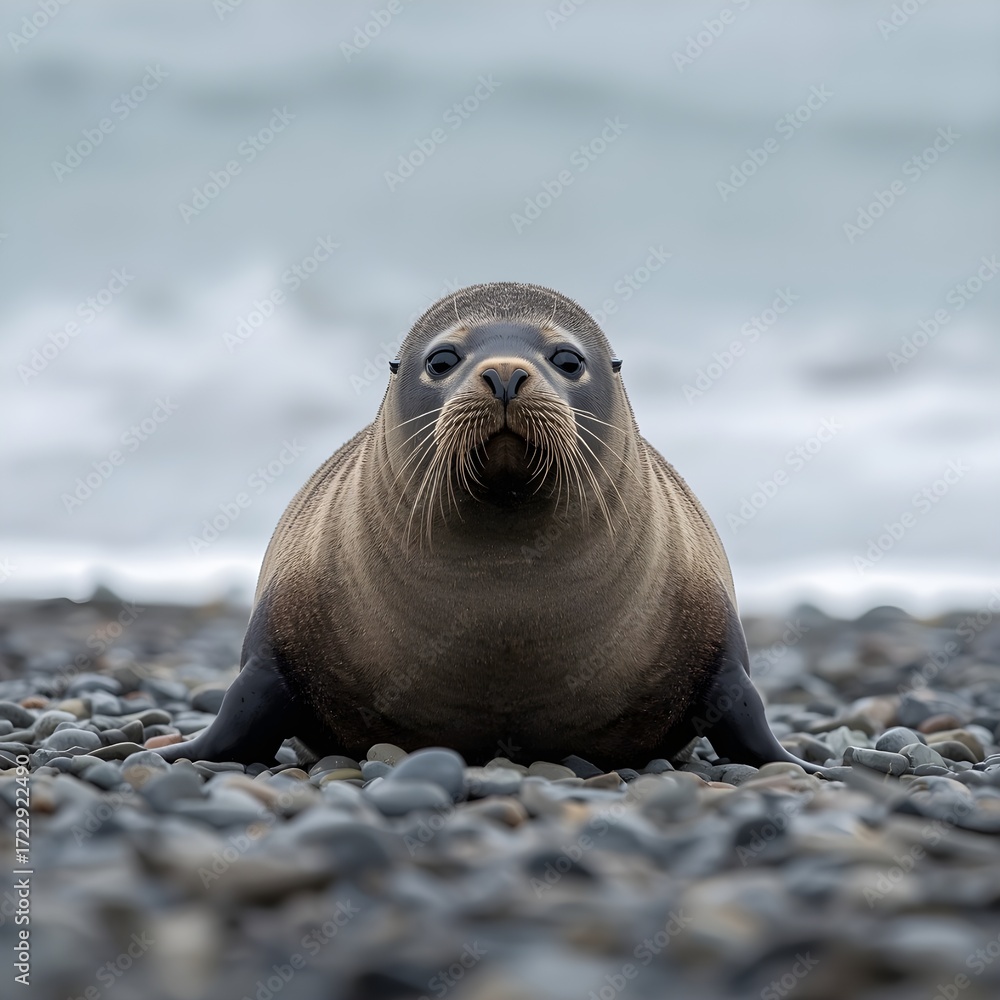 Naklejka premium sea lion galapagos islands