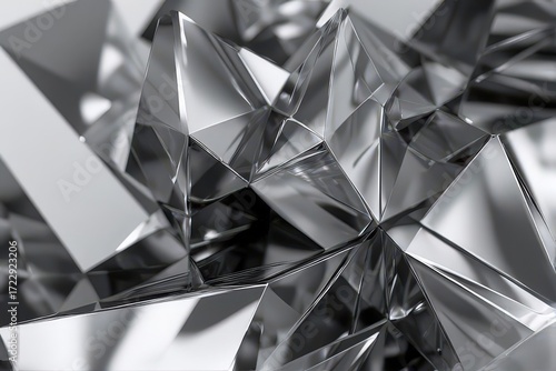 Abstract Geometric Pyramid