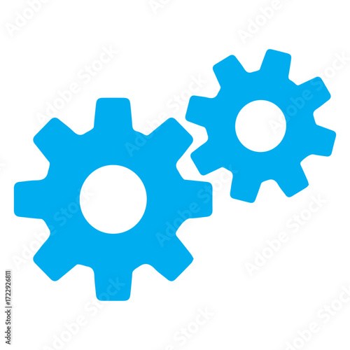 Blue Gears Icon