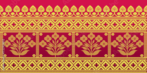 beautiful graphic saree design and this sari design is in Indian style which is for textile fashion industry and it can be used as wallpaper backdrop and website bg this style is originated in india 