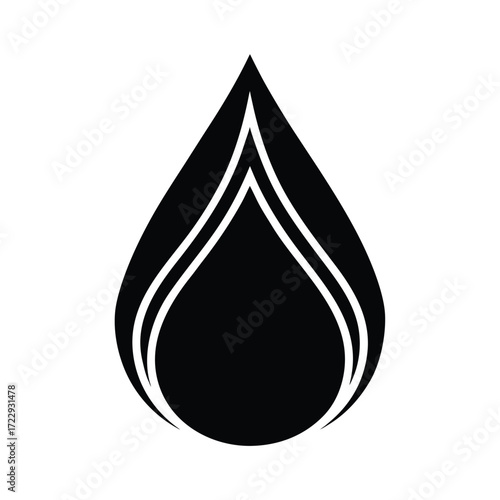 Gradient Water Drop Symbol Icon