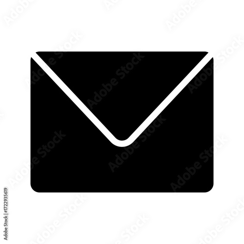 New message or inbox notification vector icon. One and Two incoming email messages in inbox