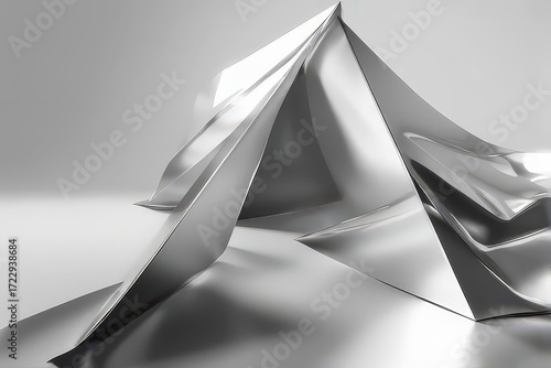 Abstract Geometric Pyramid