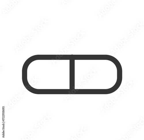 Medicine icon illustration image white background vector