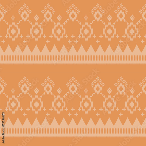 popular Thai silk pattern for textile industry this pattern is originated in Thailand and this Thai texture is used for Thailand father and mother day and Thai traditional costume outfit dress shirt
