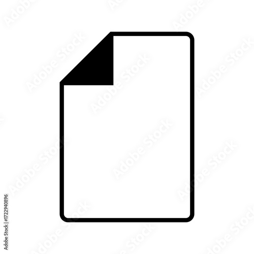 Document vector iconisolated on white background. File copy icon for web and application. eps10