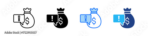 Price Sensitivity Icon Set Multiple Style Collection