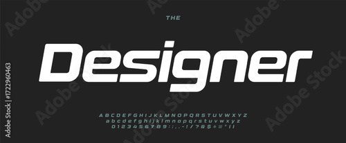 Dynamic rounded alphabet, energetic modern font, bold italic letters for sport title, race headline, game text, tech startup logo. Contemporary typography, esport typographic design. Vector typeset