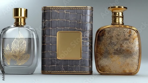 Perfume bottles display