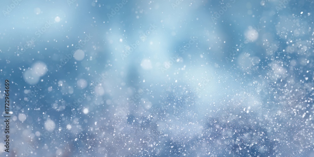 Obraz premium The sparkling snowfall creating a dreamy winter wonderland atmosphere.