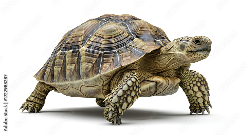 Obraz premium turtle on white background
