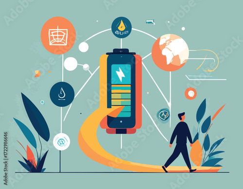 Neuromorphic chip technology driving sustainable energy solutions and innovation with futuristic concepts and global impact