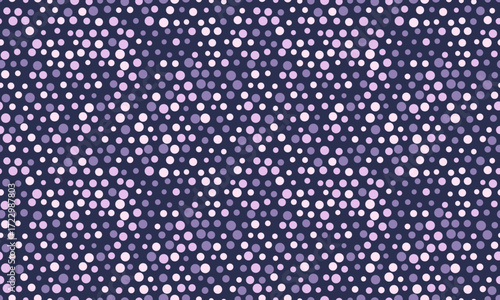 Seamless spotted pattern with abstract round shapes. Ideal for textile fabrics, wallpapers, or poster backgrounds with a creative geometric style.