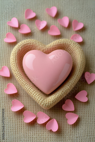 heart shaped box with pink roses