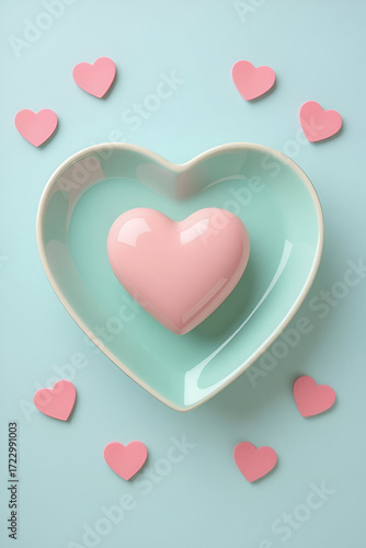 heart shaped candies