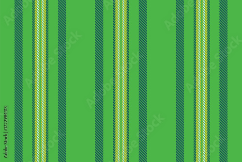 Vibrant green striped pattern. Textile design evokes nature, growth, and harmony. Ideal for backgrounds, textures, or designs needing a fresh, orderly aesthetic.
