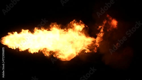 Fiery Blast - Intense Combustion and Heat.