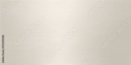 The image shows a grey brushed metal surface with a seamless, rough texture and a vintage design for a blank background