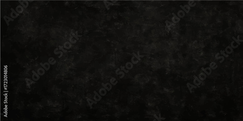 Old black grunge paper texture wall backdrop, a dark vintage aged surface