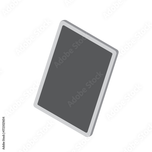 斜めに置かれたタブレット端末