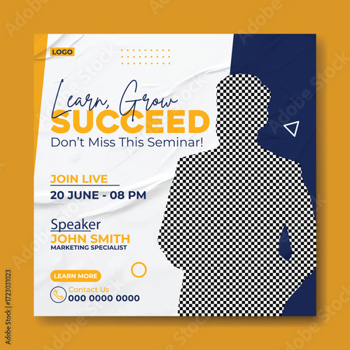 Join the Best Seminar on Marketing.
Elevate Your Knowledge.
Boost Your Career with Our Exclusive Seminar.
Learn, Grow, Succeed: Don't Miss This Seminar!
Elevate Your Knowledge, Achieve Success.