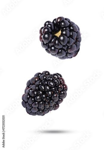 blackberry isolated on white background