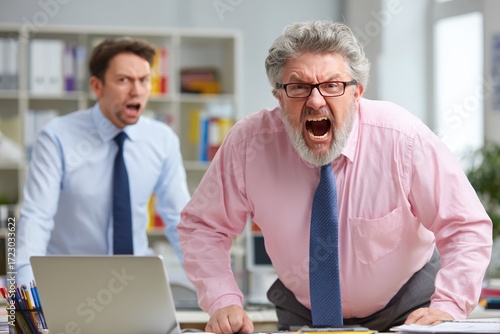 Boss Yelling at Employee