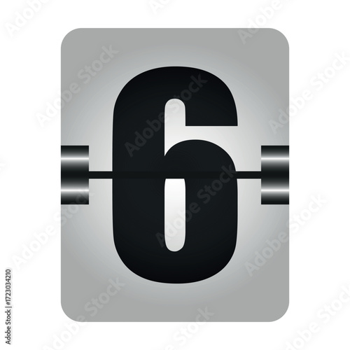 Flip Clock Number