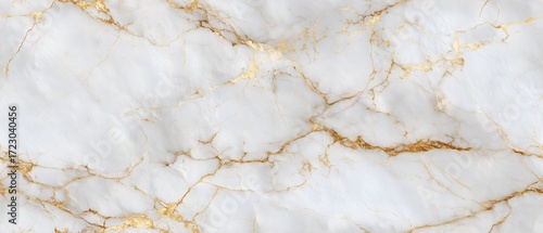 Seamless white gold marble background, natural stone texture, tileable pattern, premium branding background, white marble with gold veins - luxury, elegant & minimalist aesthetic.