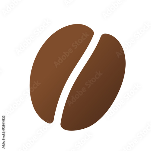 coffee bean icon. vector illustration