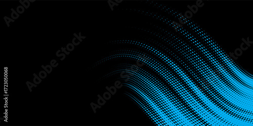 light blue black brush wrap car sticker pattern abstract banner sporty lines light blue black color combination grunge brush pattern, Vector, Eps 10.