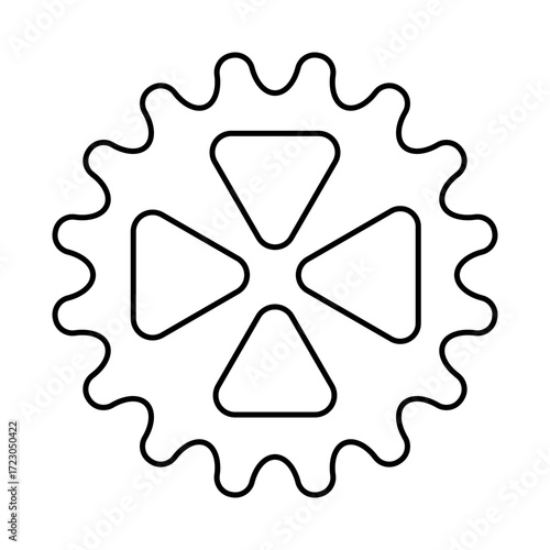 Chainring icon design