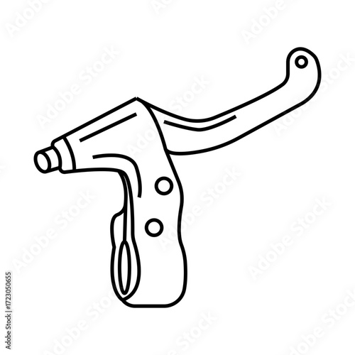 Brake Lever icon design