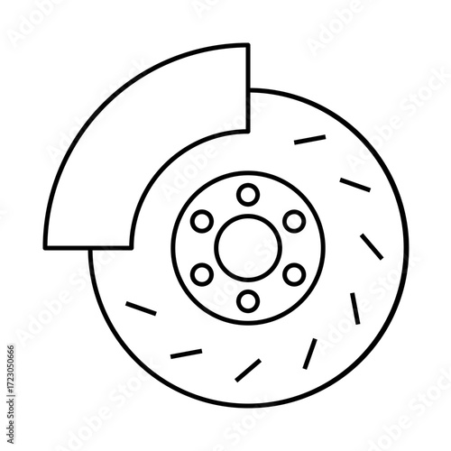 Brake Caliper icon design