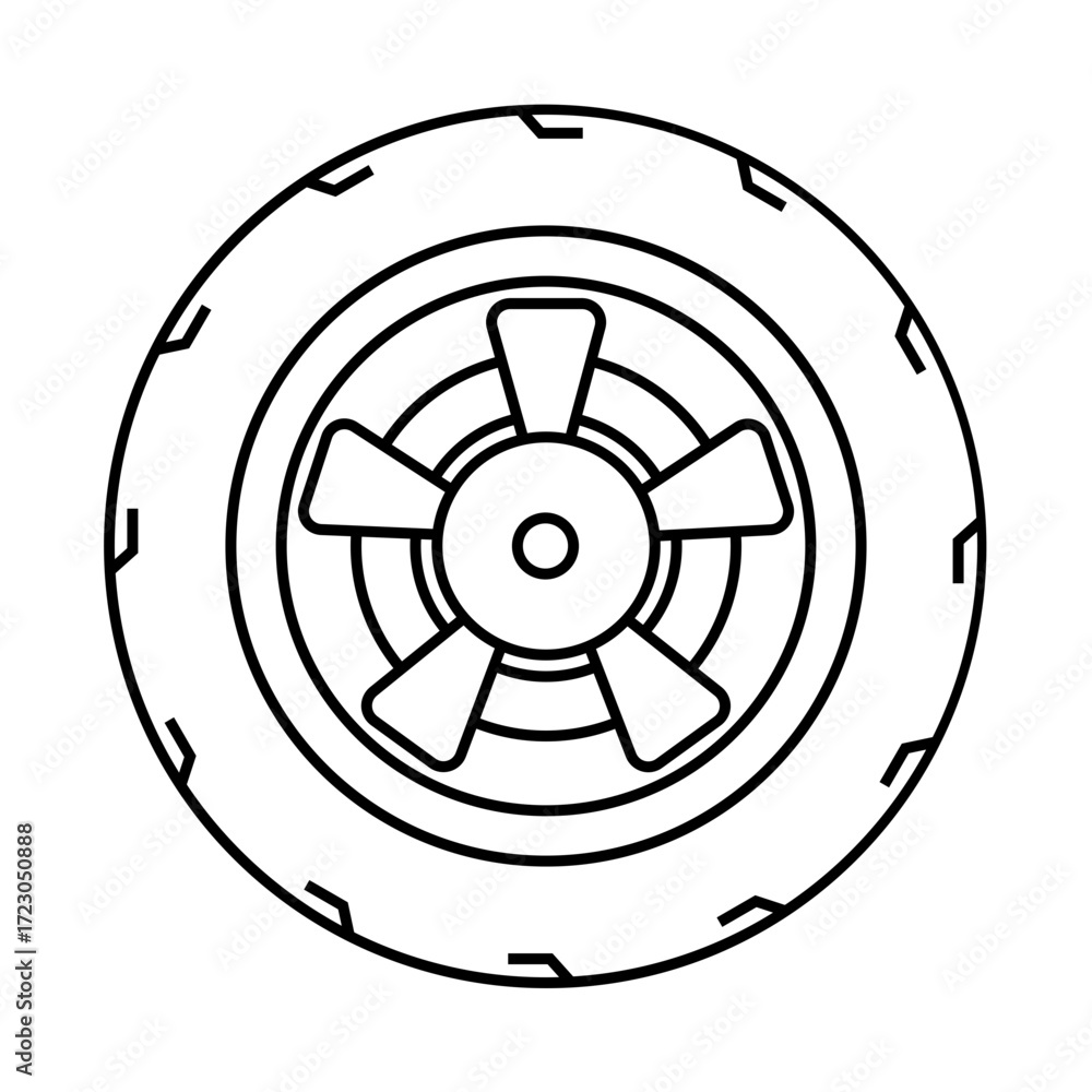 Obraz premium Tire icon design