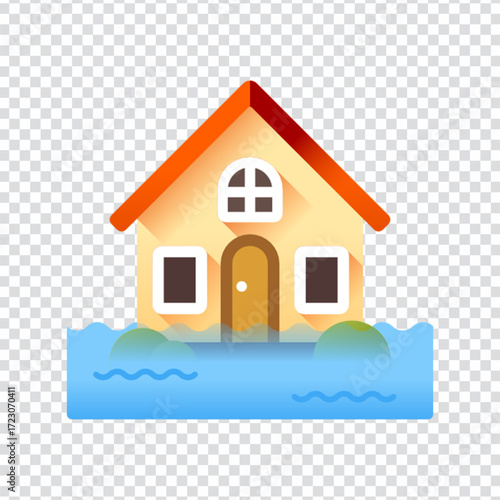 Flood Water Icon Design