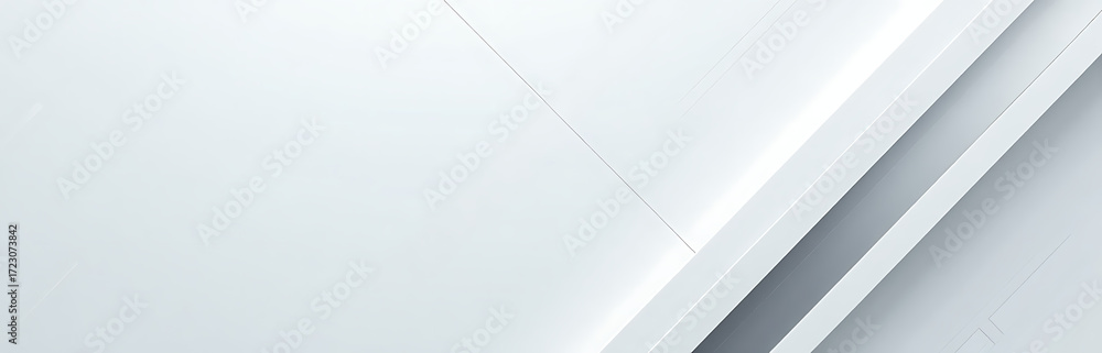 Fototapeta premium digital background featuring light grey white seamless loop diagonal stripes paired metallic technology line