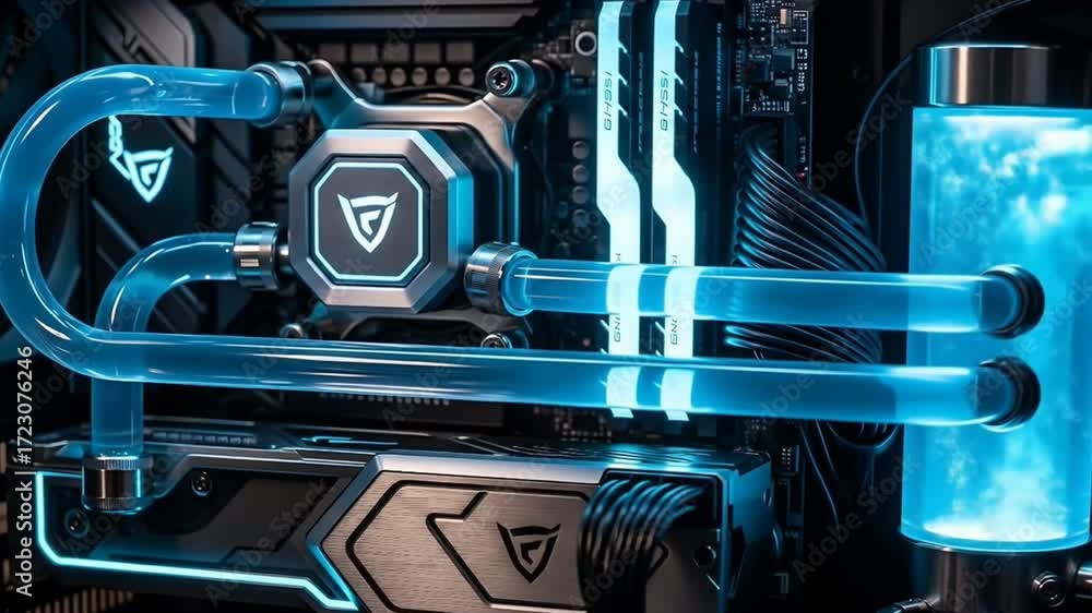High performance Computer System Featuring Advanced Liquid Cooling ...
