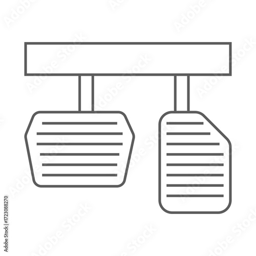 Pedals icon design
